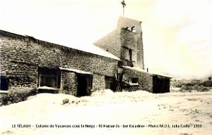 Le Telagh - Colonie de Vacances sous la Neige - 9e Hussards - Jaky Caille